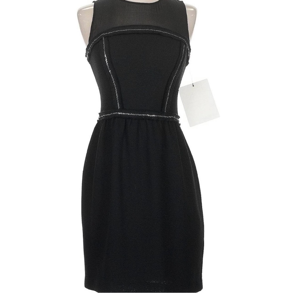 Sandro Paris Elegant Little Black Dress - Size 1/Small